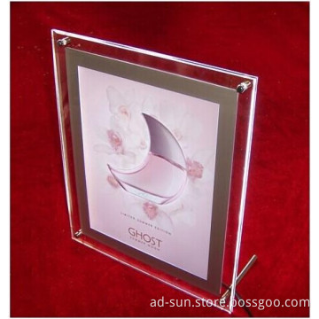 Acrylic Advertising LED Slim Light Box with Magnetic Open (ad-li09)